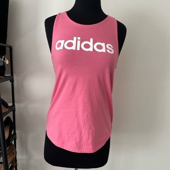 NWT Adidas Pink Racerback Tank - Picture 2 of 11
